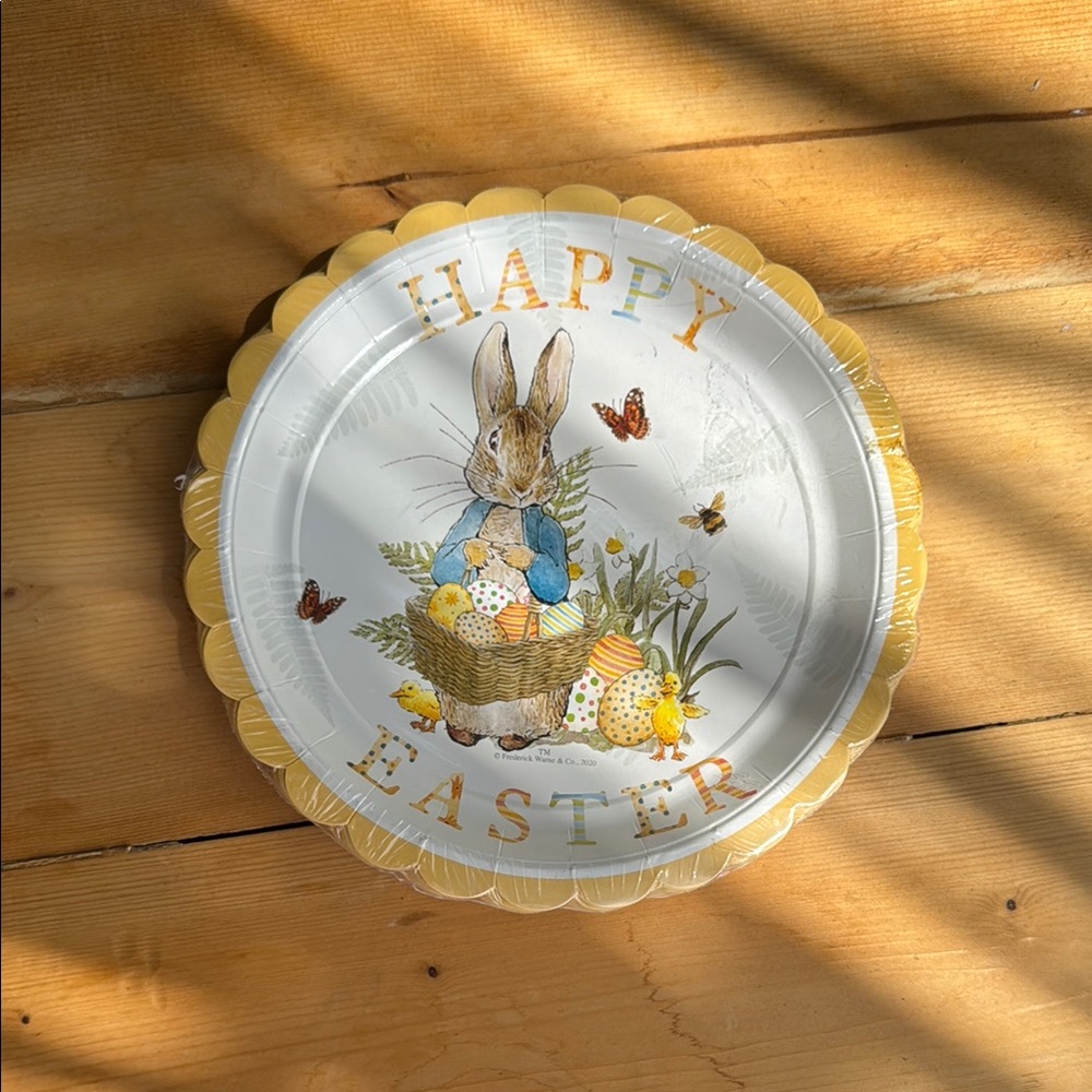 Happy Easter Peter Rabbit Decorative Plate